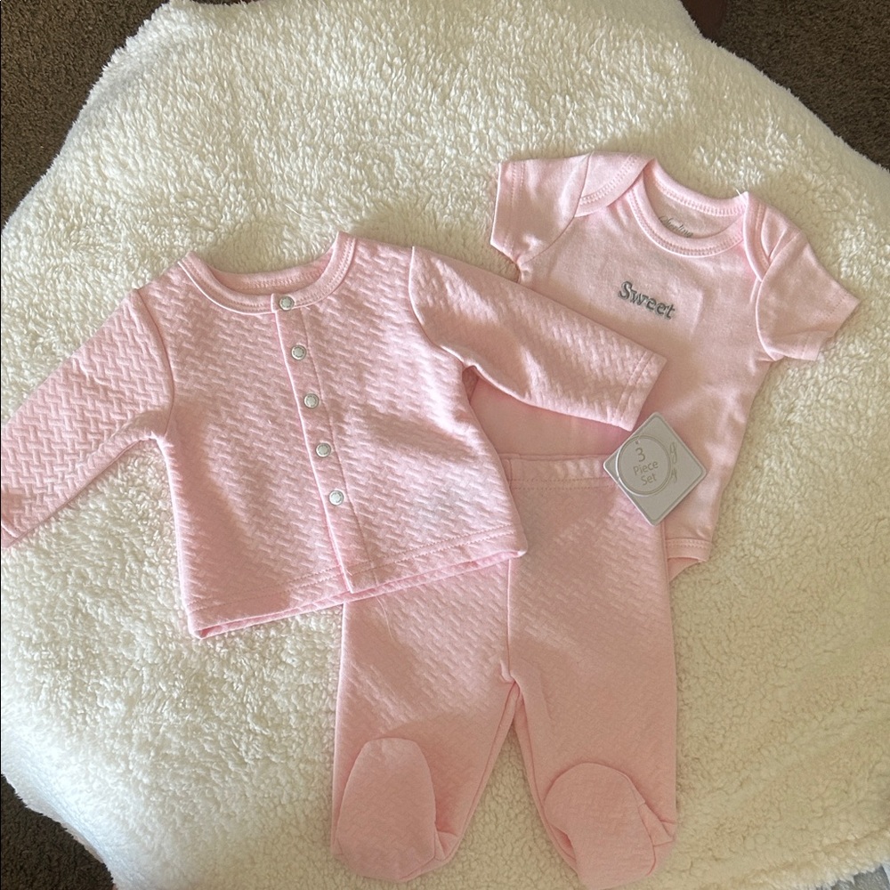 Pink Baby Outfit Set